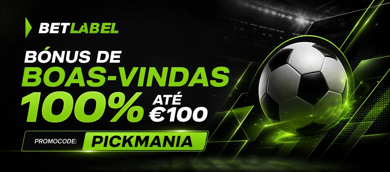 Bónus de boas-vindas Betlabel €100 com promocode PICKMANIA