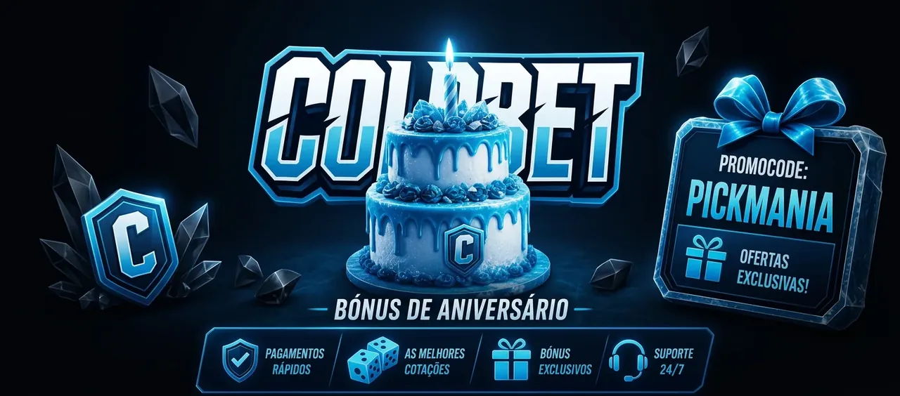 Bónus de Aniversário Coldbet | 20% até €100 em Apostas Grátis com promocode PICKMANIA