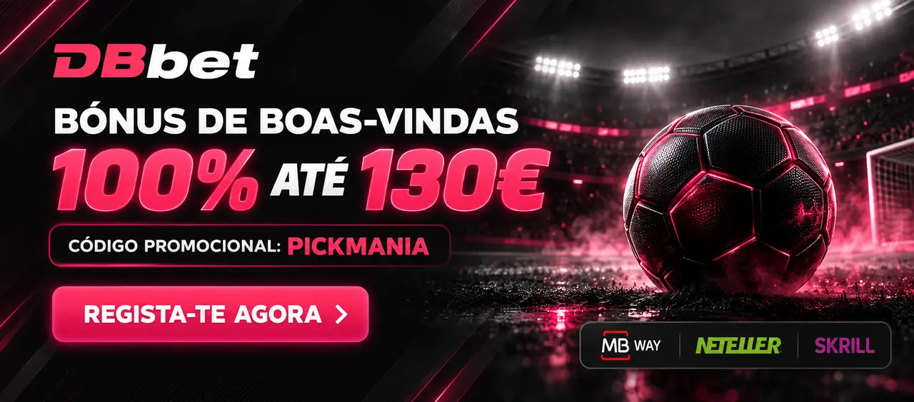 Bónus de boas-vindas em desporto da DB Bet, 100% no primeiro depósito